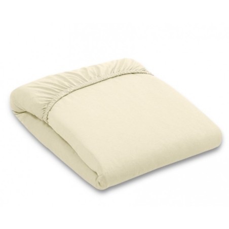 Kummiga voodilina 60x120 cm jersey, kreem