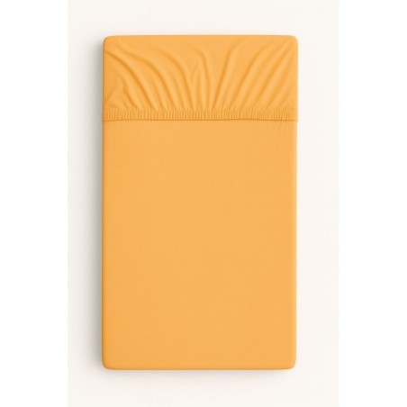 Kummiga voodilina 120x60 cm, oranž