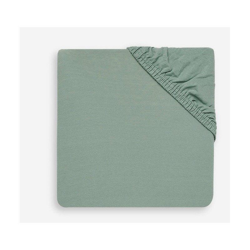 Kummiga voodilina 60x120, Ash Green