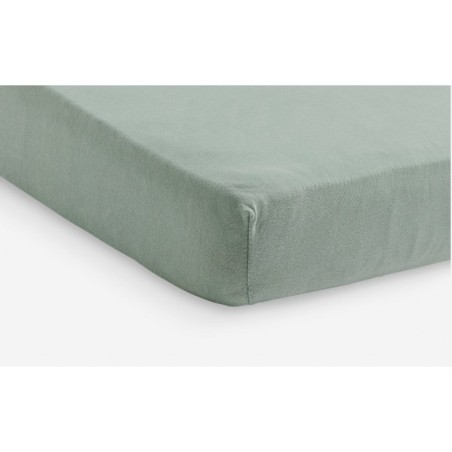 Kummiga voodilina 60x120, Ash Green