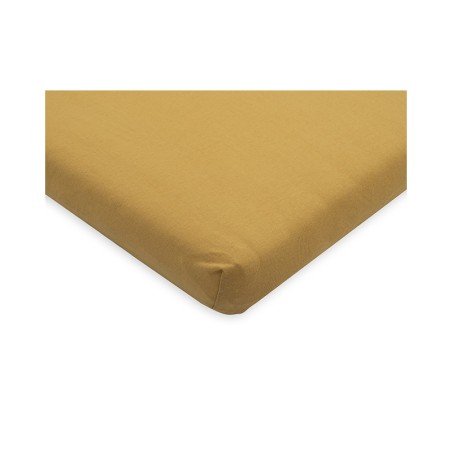 Kummiga voodilina 60x120, sinep