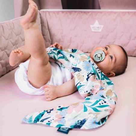 ORGANIC JERSEY kummiga voodilina 60x120 cm, hall