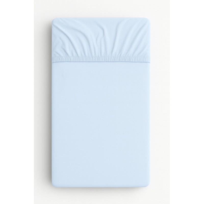 Kummiga voodilina 140x70 cm, sinine