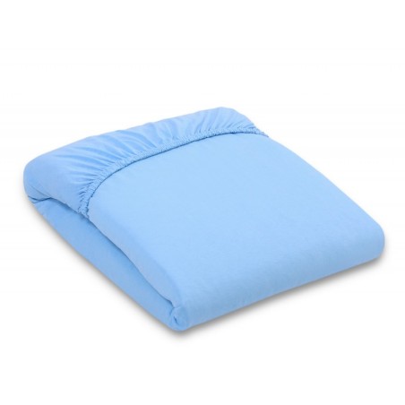 Kummiga voodilina jersey 140x70 cm, sinine