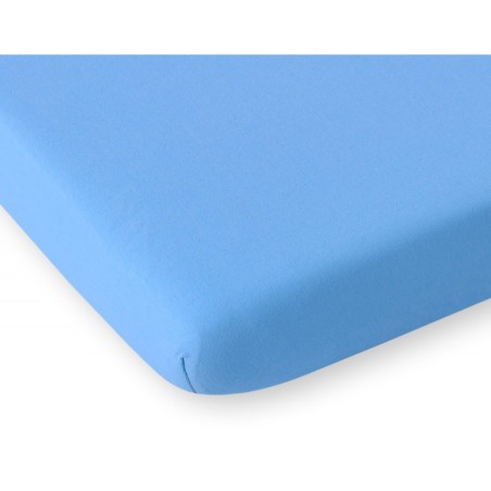 Kummiga voodilina jersey 140x70 cm, sinine