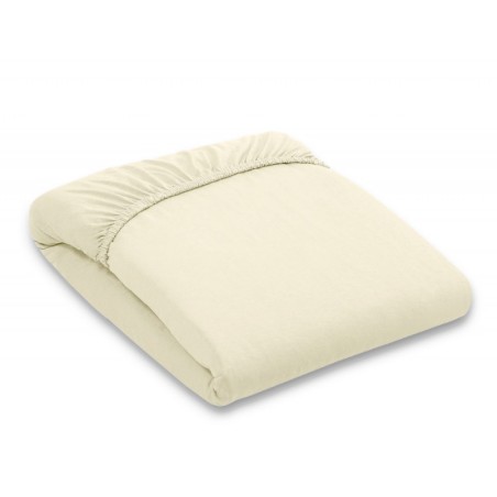 Kummiga voodilina jersey 140x70 cm, kreem