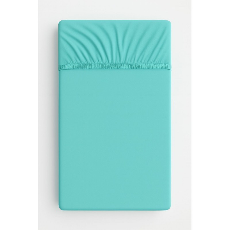 Kummiga voodilina jersey 140x70 cm, mint