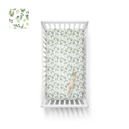 Kummiga voodilina 140x70 cm , wolf forest