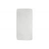 Kummiga lina jersey puuvill, 70x140 cm, ivory