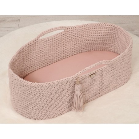 Puuvillane lina moosese korvi 75x35 cm, pastell roosa