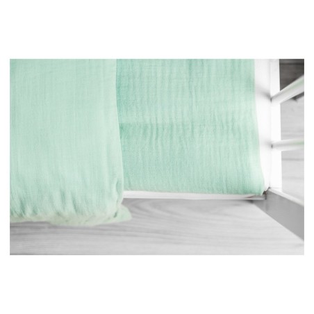 Voodipesukomplekt musliin piparmünt 100x135 cm