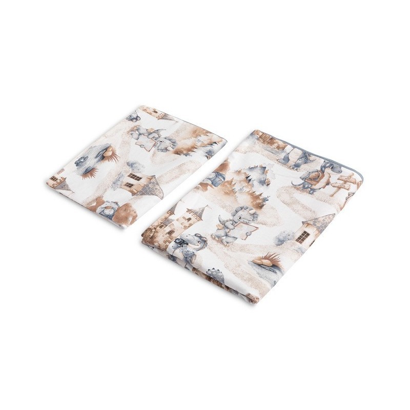 2-OSALINE VOODIPESU DRAGONS JEANS 100X135 CM