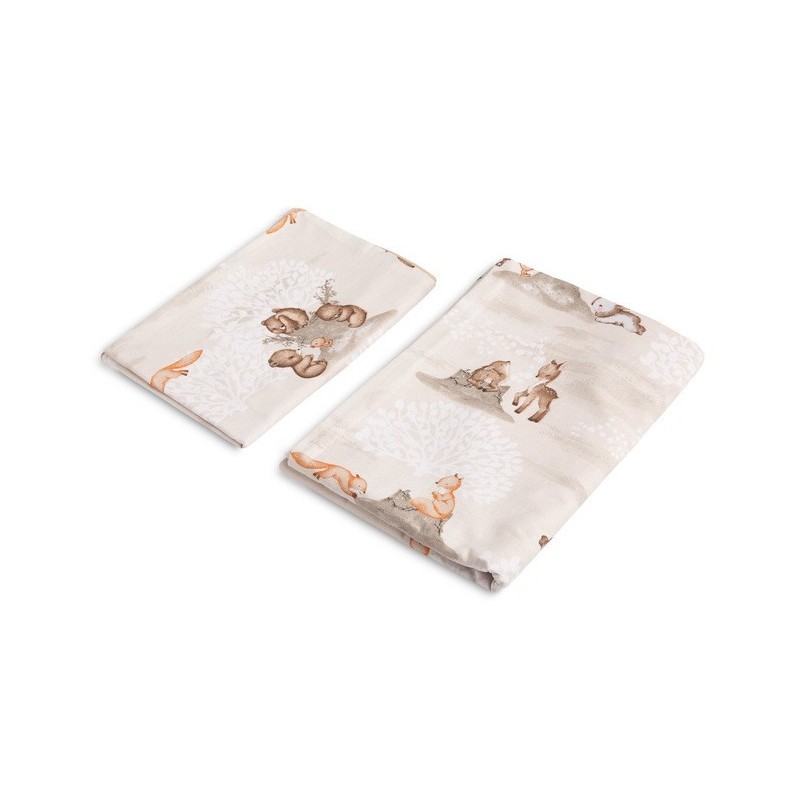 2-OSALINE VOODIPESU GROVE BROWN 100X135 CM