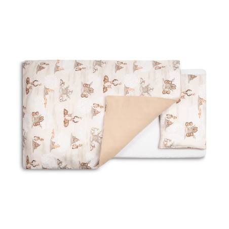 2-OSALINE VOODIPESU GROVE BROWN 100X135 CM