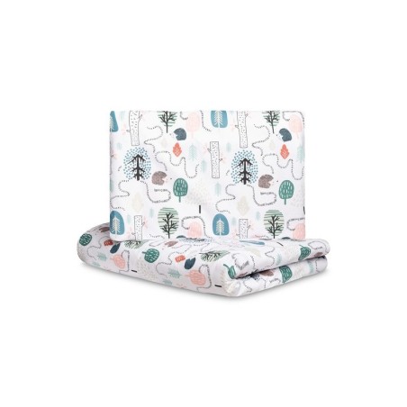 2-osaline voodipesu SIIL SMARAGD 100X135 CM