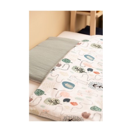 2-osaline voodipesu SIIL SMARAGD 100X135 CM