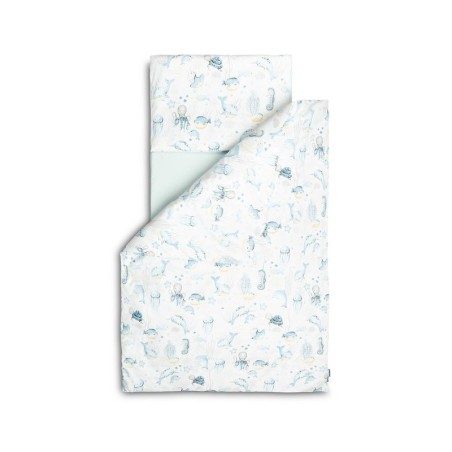 Voodipesu komplekt tekk, padi ja lina VEEMAAILM 100X135 CM