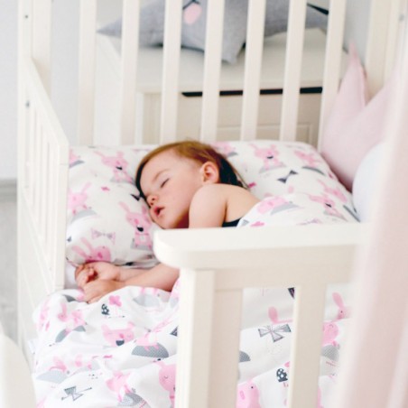 Bambus/puuvill voodipesukomplekt 135x100cm + 60x40cm, pääsukesed