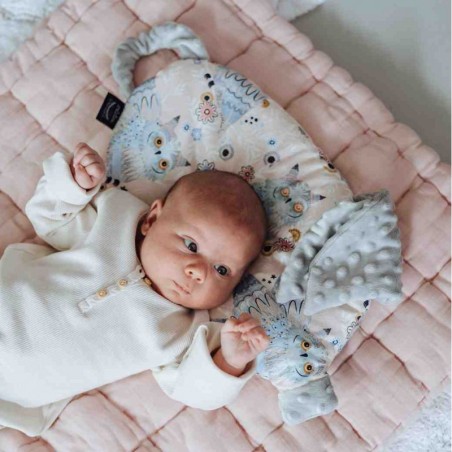 Beebipadi Sleepy pig, BY WHATANNAWEARS - FLY ME TO THE MOON SKY PURE - GREY