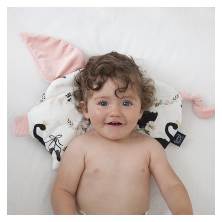 Beebipadi Sleepy pig, BRIGHT LUNA - BLACK