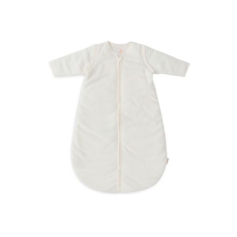 Beebi magamiskott eemaldatavad varrukad, 60cm Rib - Ivory