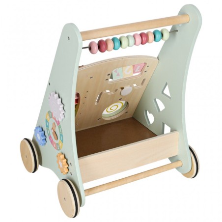 Puidust laste käimistugi tegeluskeskus