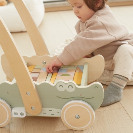 Puidust käimistugi klotsidega