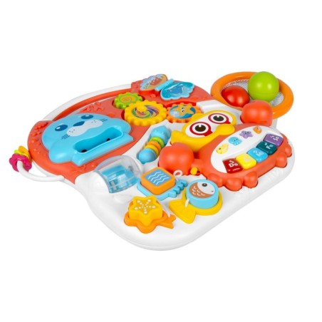 Käimistugi mängulaud 3in1 valge-punane