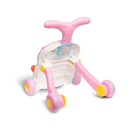 KÄIMISUTGI TEGELUSLAUD 2IN1 SÄDE ROOSA