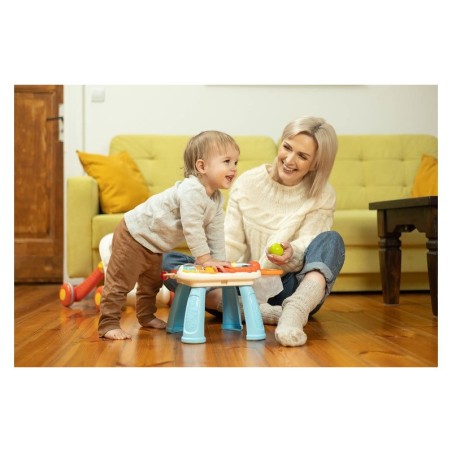 KÄIMISUTGI TEGELUSLAUD 2IN1 SÄDE ROOSA