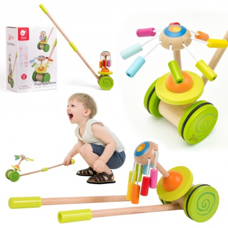 Lükatav puidust karusell