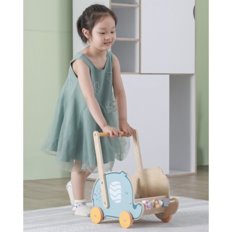 Puidust käimistugi käru Elevant