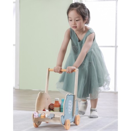 Puidust käimistugi käru Elevant