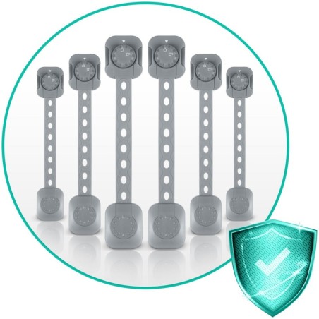 Kapi avamise kaitse 6 tk hall