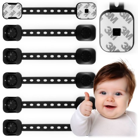 Kkapi avamise kaitse 6 tk must