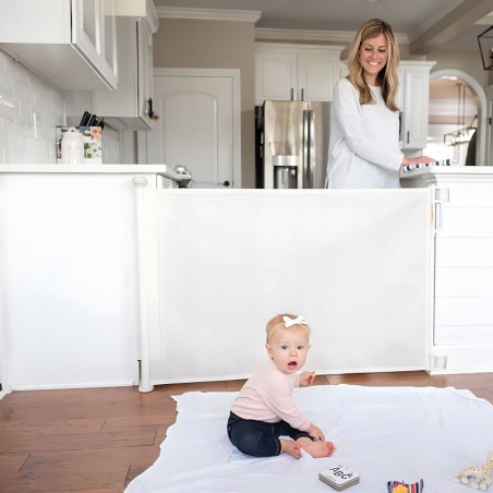 Turvavärav,150 cm, kaitse treppidele ja ustele, beež