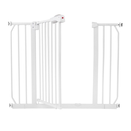 Valge turvavärav 75–105 cm