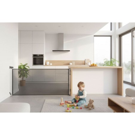 Värav, tõke, rullkardin, 160 cm, kaitsev, treppidele ja ustele, hall