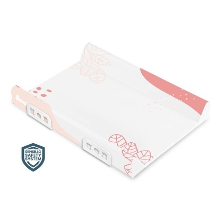 Tugevdatud turvasüsteemiga mähkimisalus – boho roosa 70 cm