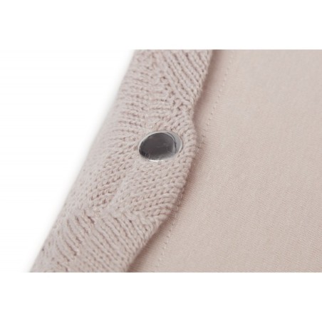 Mähkimisaluse kate kootud 50x70cm Shell Knit Wild Rose GOTS