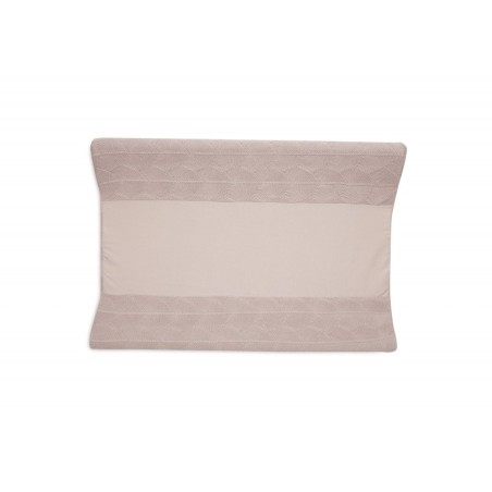 Mähkimisaluse kate kootud 50x70cm Shell Knit Wild Rose GOTS