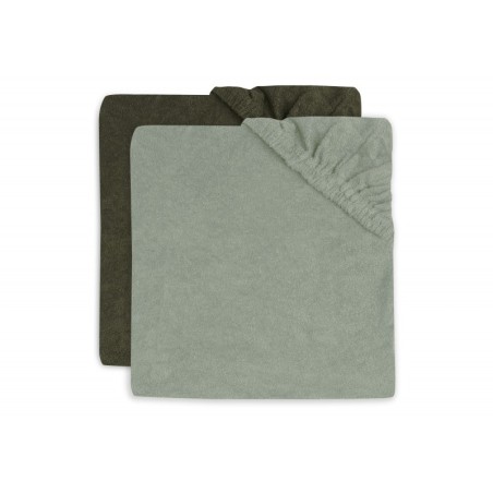 Mähkimisaluse kate Terry, 2 tk, Ash Green/Leaf Green