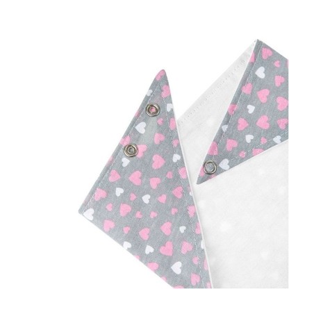 Beebi bandana 100% puuvill (1 tk), HEARTS
