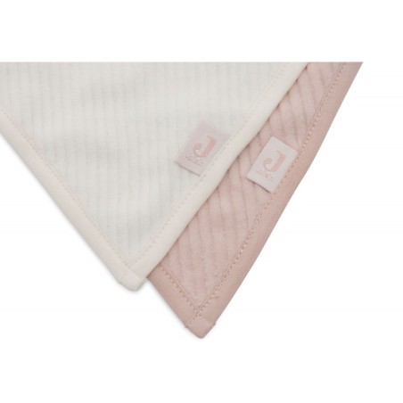 Bandana beebipõll, 2 tk, Velvet Rib - Wild Rose/Ivory