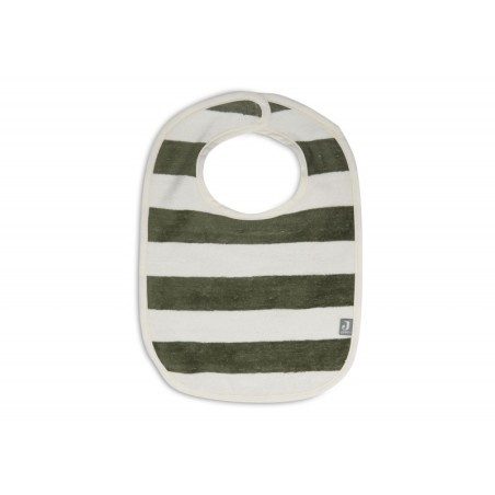 Beebipõll, 2 tk, Stripes Terry Leaf Green GOTS