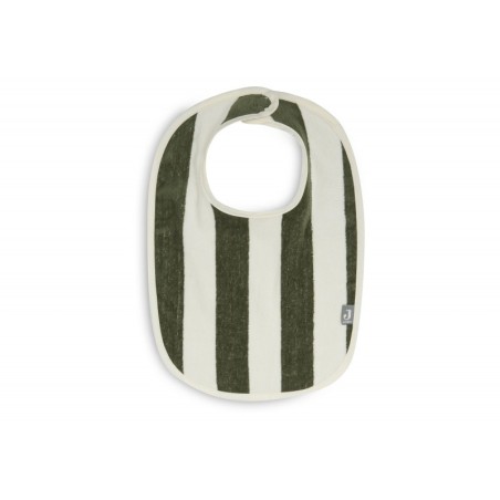 Beebipõll, 2 tk, Stripes Terry Leaf Green GOTS