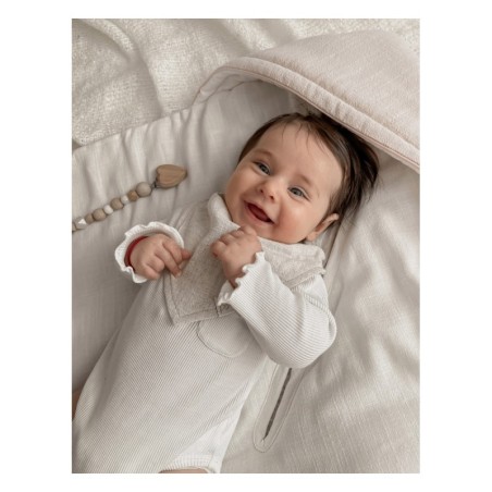 Linane beebipõll, dark beige