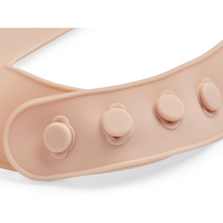 Silikoonist beebipõll taskuga, pale pink