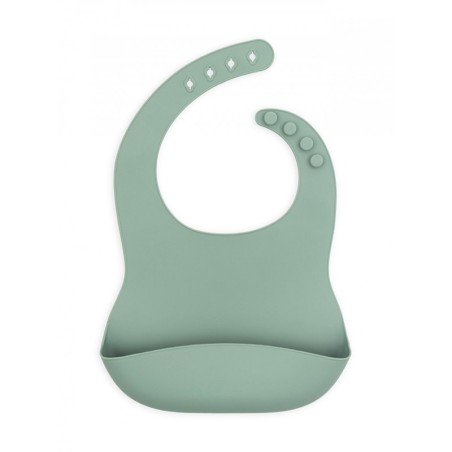Silikoonist beebipõll taskuga, ash green