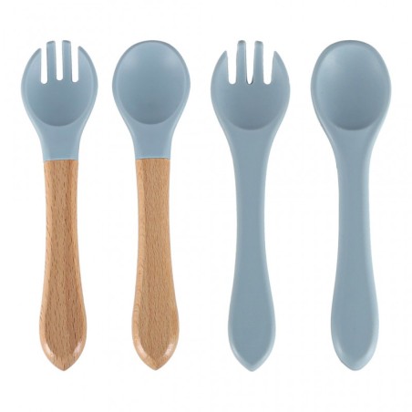 Silikoon sööginõude komplekt, 8 osaline, sinine